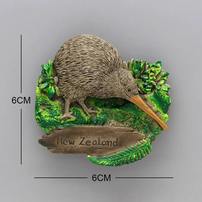 Liucernų liūtas Makao Italija Venecija Naujoji Zelandija 3D magnetinis šaldytuvo lipdukas Suvenyrai namų puošmena Budapeštas Vengrija Kambodža