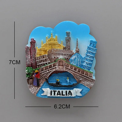 Liucernų liūtas Makao Italija Venecija Naujoji Zelandija 3D magnetinis šaldytuvo lipdukas Suvenyrai namų puošmena Budapeštas Vengrija Kambodža