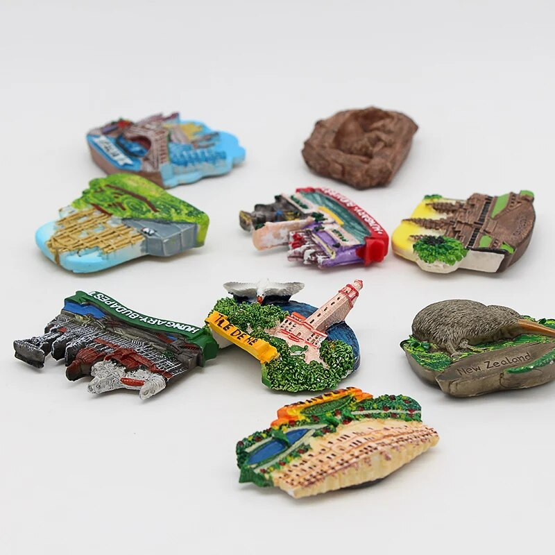 Liucernų liūtas Makao Italija Venecija Naujoji Zelandija 3D magnetinis šaldytuvo lipdukas Suvenyrai namų puošmena Budapeštas Vengrija Kambodža