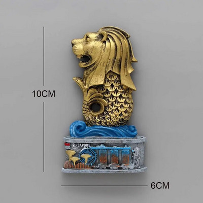 Jeruusalemma suveniirid Lissabon Portugal kodukaunistus külmkapimagnetid Viin pisa Itaalia Tai elevant Singapur Merlion Jordan