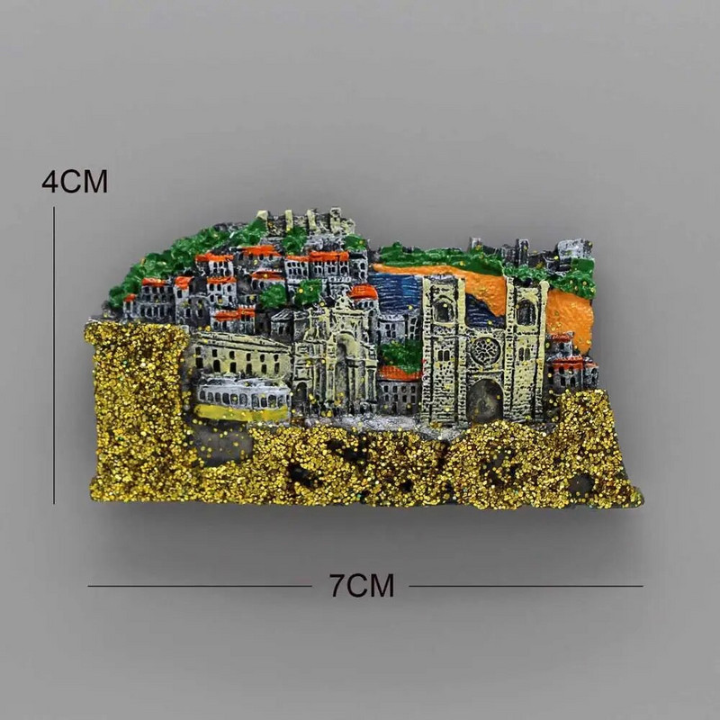 Jeruusalemma suveniirid Lissabon Portugal kodukaunistus külmkapimagnetid Viin pisa Itaalia Tai elevant Singapur Merlion Jordan