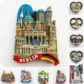 Magneți germani pentru frigider Berlin Frankfurt Hamburg Freiburg Munchen Neuschwanstein Suveniruri turistice Autocolante magnetice Cadouri de călătorie