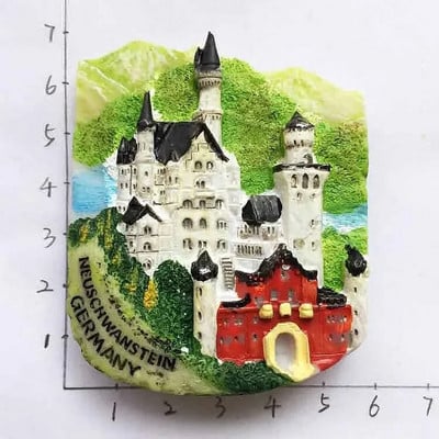 Magneți germani pentru frigider Berlin Frankfurt Hamburg Freiburg Munchen Neuschwanstein Suveniruri turistice Autocolante magnetice Cadouri de călătorie