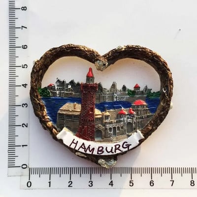 Magneți germani pentru frigider Berlin Frankfurt Hamburg Freiburg Munchen Neuschwanstein Suveniruri turistice Autocolante magnetice Cadouri de călătorie