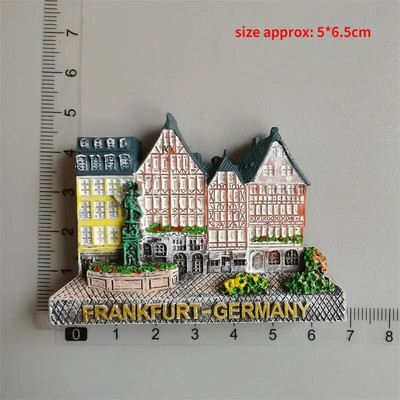 Magneți germani pentru frigider Berlin Frankfurt Hamburg Freiburg Munchen Neuschwanstein Suveniruri turistice Autocolante magnetice Cadouri de călătorie