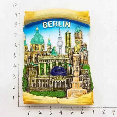 Magneți germani pentru frigider Berlin Frankfurt Hamburg Freiburg Munchen Neuschwanstein Suveniruri turistice Autocolante magnetice Cadouri de călătorie