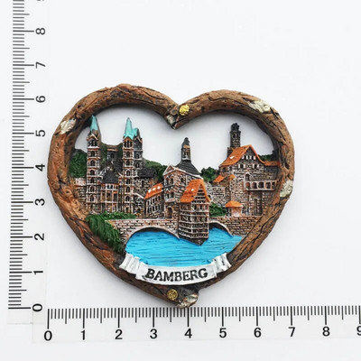 Magneți germani pentru frigider Berlin Frankfurt Hamburg Freiburg Munchen Neuschwanstein Suveniruri turistice Autocolante magnetice Cadouri de călătorie