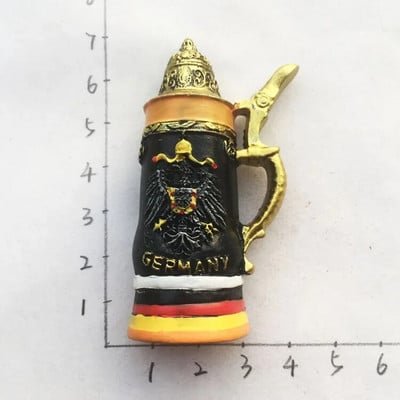 Magneți germani pentru frigider Berlin Frankfurt Hamburg Freiburg Munchen Neuschwanstein Suveniruri turistice Autocolante magnetice Cadouri de călătorie