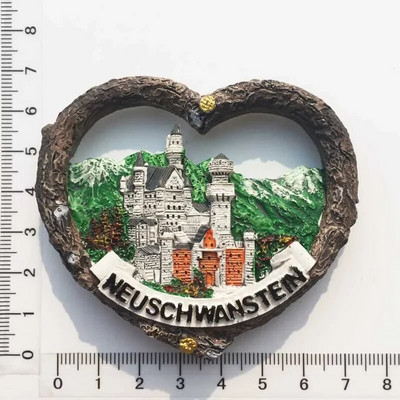 Magneți germani pentru frigider Berlin Frankfurt Hamburg Freiburg Munchen Neuschwanstein Suveniruri turistice Autocolante magnetice Cadouri de călătorie