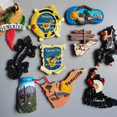 Ευρώπη Ισπανία Μαγνήτες Ψυγείου Τενερίφη Νησί Μαγνητικά Αυτοκόλλητα Ψυγείου Αναμνηστικό τουρισμού για το δώρο The House Devoration Idea