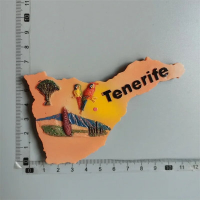 Ευρώπη Ισπανία Μαγνήτες Ψυγείου Τενερίφη Νησί Μαγνητικά Αυτοκόλλητα Ψυγείου Αναμνηστικό τουρισμού για το δώρο The House Devoration Idea