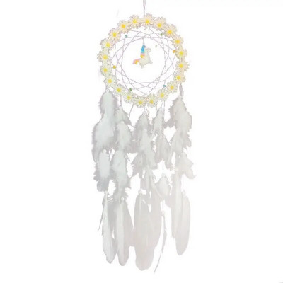 Svajonių gaudytojas vėjo varpeliai Meniniai varpeliai namų amatai Svajonių gaudyklės papuošalai kabantys miegamojo dekoras Dovana rankų darbo plunksna