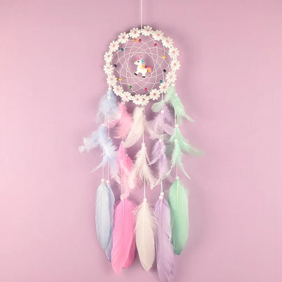 Svajonių gaudytojas vėjo varpeliai Meniniai varpeliai namų amatai Svajonių gaudyklės papuošalai kabantys miegamojo dekoras Dovana rankų darbo plunksna