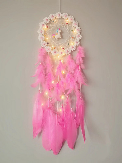 Svajonių gaudytojas vėjo varpeliai Meniniai varpeliai namų amatai Svajonių gaudyklės papuošalai kabantys miegamojo dekoras Dovana rankų darbo plunksna