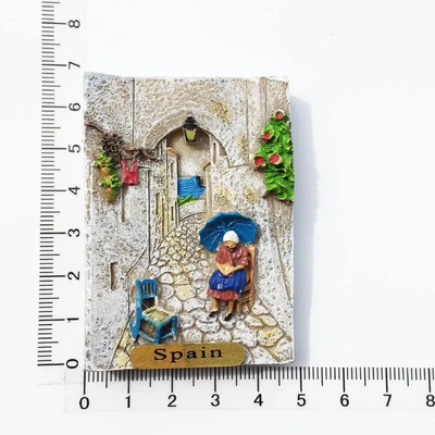 Ispanija Šaldytuvas Magnetai Turistiniai suvenyrai Kordoba Barselona Maljorka Sevilija Kantabrija Kelionės Dovanos Magnetiniai šaldytuvo lipdukai