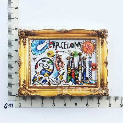 Ispanija Šaldytuvas Magnetai Turistiniai suvenyrai Kordoba Barselona Maljorka Sevilija Kantabrija Kelionės Dovanos Magnetiniai šaldytuvo lipdukai