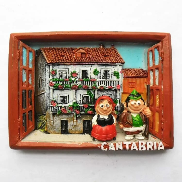 Ispanija Šaldytuvas Magnetai Turistiniai suvenyrai Kordoba Barselona Maljorka Sevilija Kantabrija Kelionės Dovanos Magnetiniai šaldytuvo lipdukai