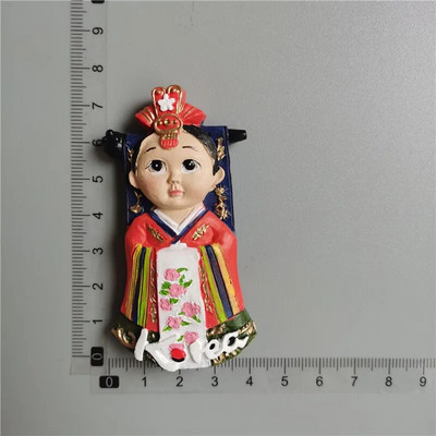 Šaldytuvo magnetai būtų suvenyras turistams Norvegija Dominikana Madridas Marokas Olandija Korėja Balis Tailandas 3D dervos lipdukas Namų dekoras