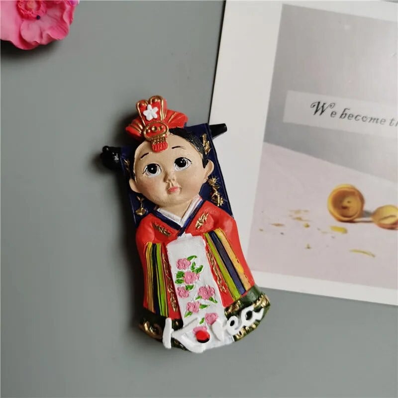 Šaldytuvo magnetai būtų suvenyras turistams Norvegija Dominikana Madridas Marokas Olandija Korėja Balis Tailandas 3D dervos lipdukas Namų dekoras