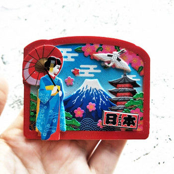 Токио Япония Стикери за хладилник Маунт Фуджи Хокайдо Нагасаки Осака Мемориал за пътуване Магнитни магнити за хладилник