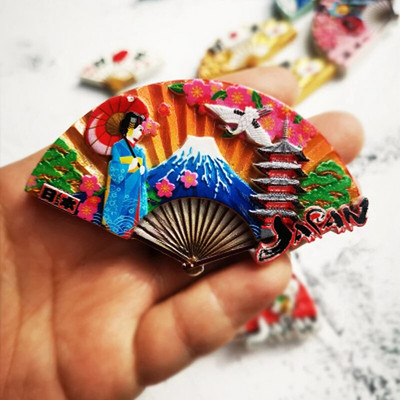 Tokijo Japonijos šaldytuvo lipdukai Fudži kalno Hokaido Nagasakio Osakos kelionių memorialo magnetiniai šaldytuvo magnetai