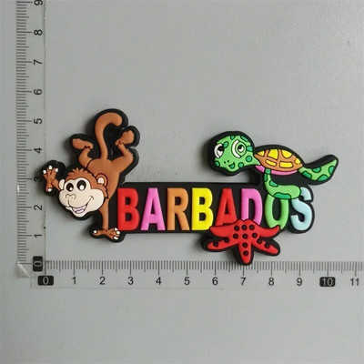 Dubai Tansaania Antigua New York Bahama Puerto Rico Soome Barbados Argentina Keenia Cancun Mehhiko Jamaica PVC külmikumagnet