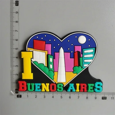 Dubai Tansaania Antigua New York Bahama Puerto Rico Soome Barbados Argentina Keenia Cancun Mehhiko Jamaica PVC külmikumagnet