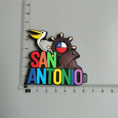 Dubai Tansaania Antigua New York Bahama Puerto Rico Soome Barbados Argentina Keenia Cancun Mehhiko Jamaica PVC külmikumagnet