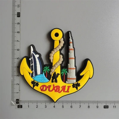 Dubai Tansaania Antigua New York Bahama Puerto Rico Soome Barbados Argentina Keenia Cancun Mehhiko Jamaica PVC külmikumagnet