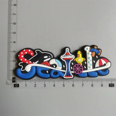 Dubai Tansaania Antigua New York Bahama Puerto Rico Soome Barbados Argentina Keenia Cancun Mehhiko Jamaica PVC külmikumagnet