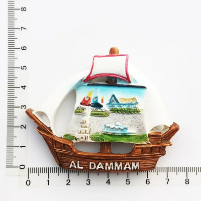 Lähis-Ida Saudi Araabia Külmkapimagnet Bahrein Dammam Madinah Makkah Buraydah Turismikaunistus Vaigu külmkapi kleebis