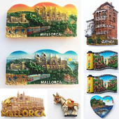 Spania Mallorca Magneți Frigider Mallorca Castelul Palma Cuenca Ronda Turism Memorial Decor Artizanat Autocolant Frigider magnetic Cadou