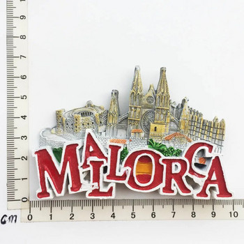 Ευρώπη Ισπανία Μαγιόρκα 3D Ψυγείο Μαγνήτες Τουριστικά αναμνηστικά Διακόσμηση Άρθρα Χειροτεχνίας Magnetic Refrigerator Collection Δώρα