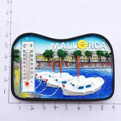 Euroopa Hispaania Mallorca 3D külmkapimagnetid turistide suveniiride kaunistus Artiklid käsitöö magnetkülmiku kollektsioon Kingitused