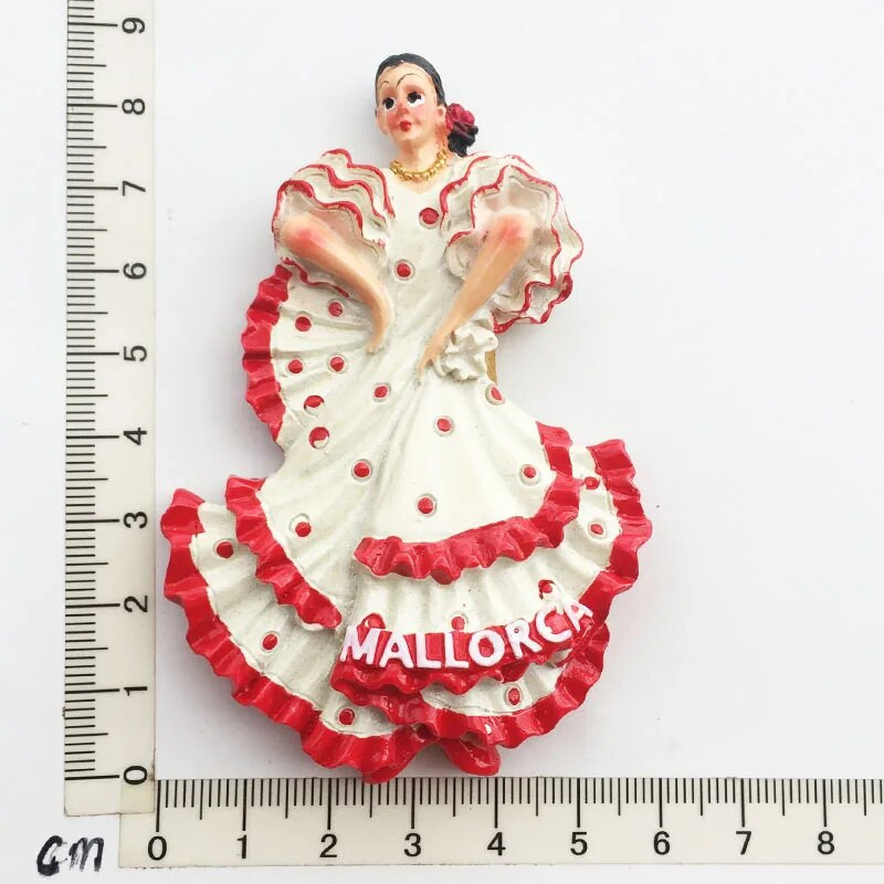 Euroopa Hispaania Mallorca 3D külmkapimagnetid turistide suveniiride kaunistus Artiklid käsitöö magnetkülmiku kollektsioon Kingitused