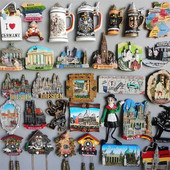 Magneti pentru frigider Germania Cană cu ceas cu cuc Berlin München Dresda Frankfurt Freiburg Neuschwanstein Magneti pentru frigider