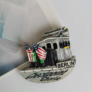 Германия Магнити за хладилник Чаша с часовник с кукувица Берлин Мюнхен Дрезден Франкфурт Фрайбург Нойшванщайн Магнити за хладилник Стикер