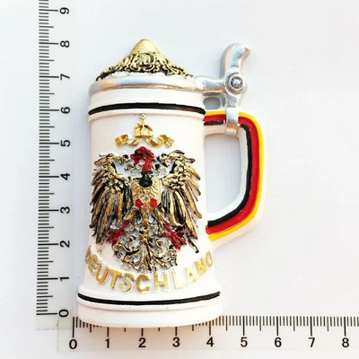 Magneti pentru frigider Germania Cană cu ceas cu cuc Berlin München Dresda Frankfurt Freiburg Neuschwanstein Magneti pentru frigider