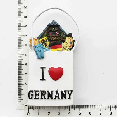 Magneti pentru frigider Germania Cană cu ceas cu cuc Berlin München Dresda Frankfurt Freiburg Neuschwanstein Magneti pentru frigider