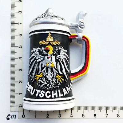 Magneti pentru frigider Germania Cană cu ceas cu cuc Berlin München Dresda Frankfurt Freiburg Neuschwanstein Magneti pentru frigider