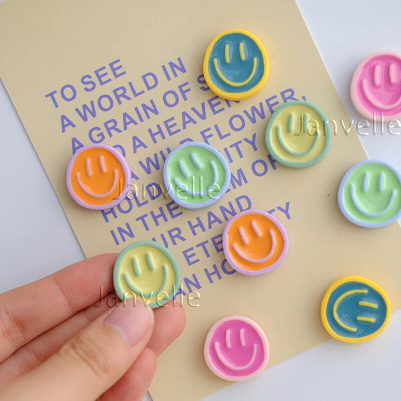10 tk armsad külmkapimagnetid, naeratavad magnetkleebised, koomiks naeratusnägu 22 mm ümmargune dekoratiivne väike magnetikomplekt, värviline kodukaunistus