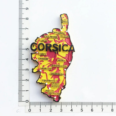 Prancūzijos Paryžiaus šaldytuvo magnetai Martinika Provansas Korsika Mentonas Bordo Alpės Bretanės turizmo suvenyrai šaldytuvo lipdukai