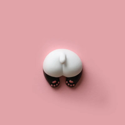 Loomapea ja saba külmkapi kleebised armsad panda magnetid magnetkleebised külmkapi kaunistused ise isekleepuv leht