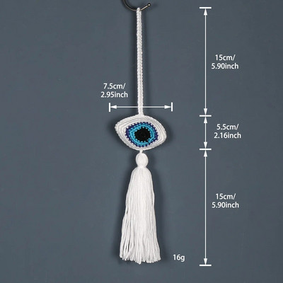 Greacă turcească Evil Eye Home Decor Mini Dream Catcher pandantiv pentru mașină Ornament pentru agățat de perete Cadou realizat manual pentru accesorii auto