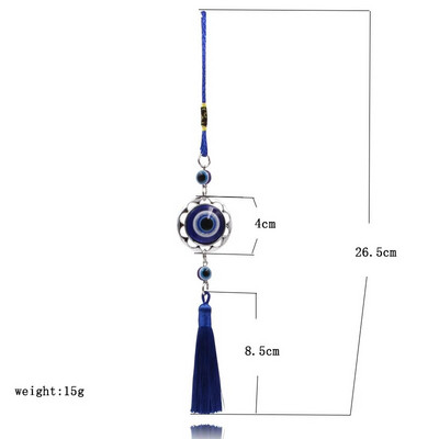 Greacă turcească Evil Eye Home Decor Mini Dream Catcher pandantiv pentru mașină Ornament pentru agățat de perete Cadou realizat manual pentru accesorii auto