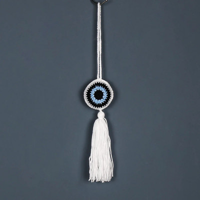 Greacă turcească Evil Eye Home Decor Mini Dream Catcher pandantiv pentru mașină Ornament pentru agățat de perete Cadou realizat manual pentru accesorii auto