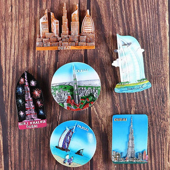 Световен туризъм сувенири магнити за хладилник стикери за хладилник Египетска пирамида Индия Дубай Израел Бали Кувейт колекция подаръци