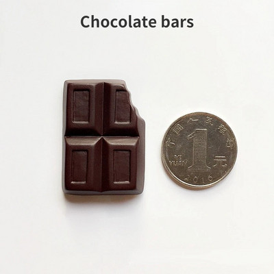 Simuleeritud šokolaadist külmkapi magnetvaiguga kolmemõõtmelised kaunid dekoratiivsed kleebised kodukaunistuseks