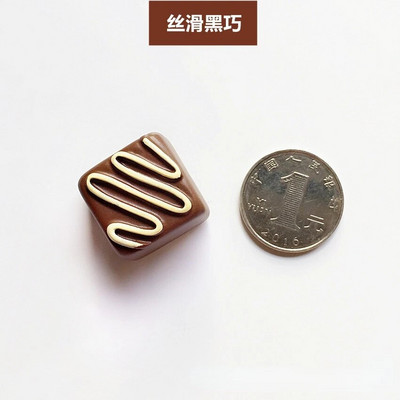 Simuleeritud šokolaadist külmkapi magnetvaiguga kolmemõõtmelised kaunid dekoratiivsed kleebised kodukaunistuseks