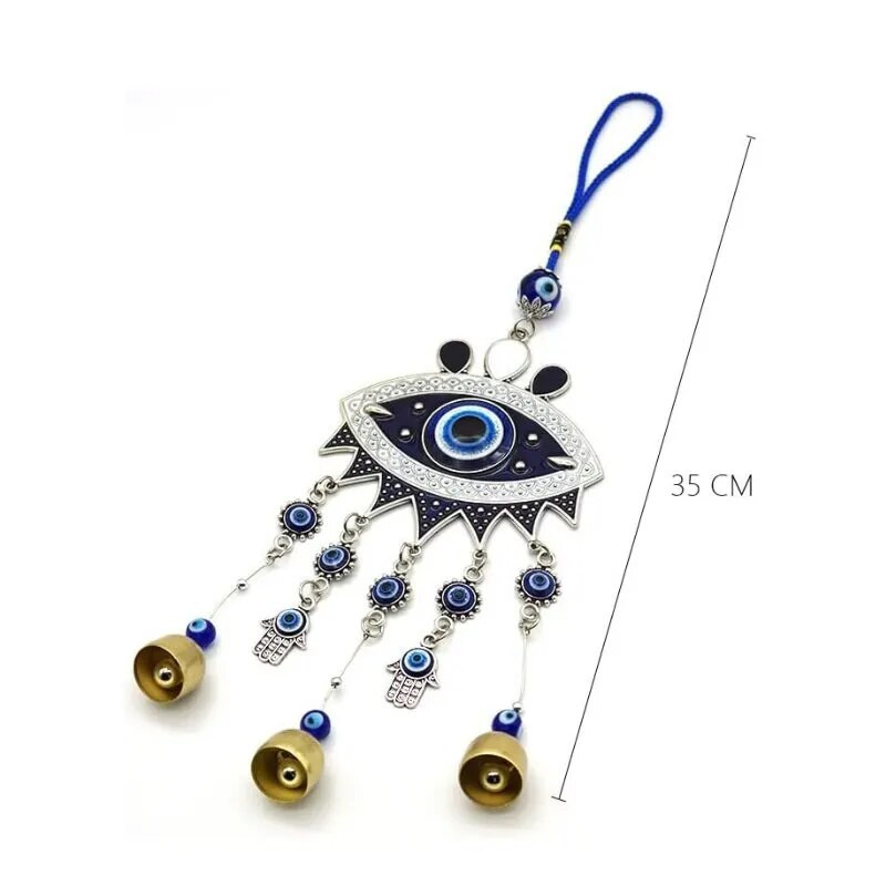 OurWarm Wind Bells, Evil Eyes, Αετώματα τοίχου Wind Chimes Handcraft Κρεμαστή διακόσμηση, για Κουζίνα Αυτοκινήτου Σπίτι Κήπος Αίθριο Γραφείο